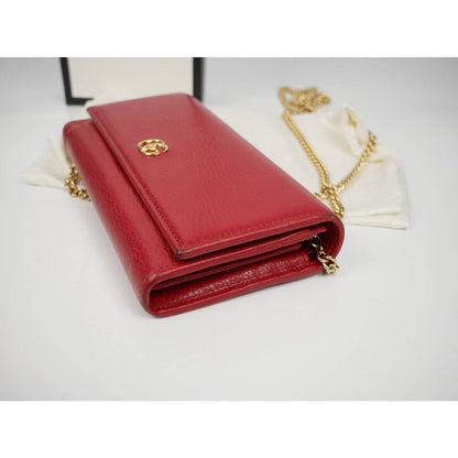 Gucci Marmont Wallet Red Shoulder Bag