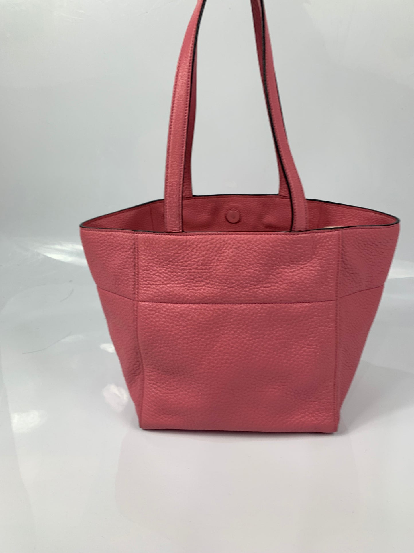 Prada Flame Pink Leather Diano Shoulder Bag