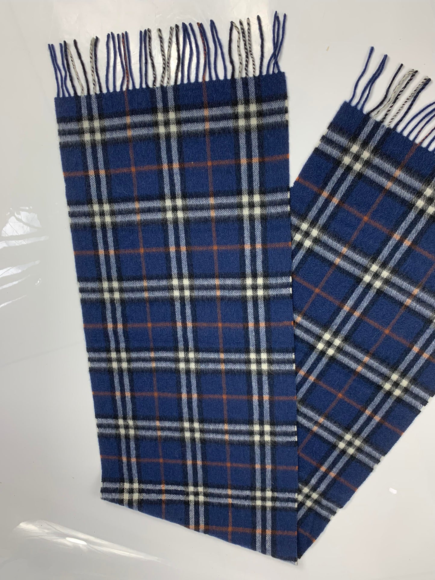 Burberry Classic Check Blue Scarf