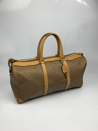 Gucci Monogram Boston Beige Duffle