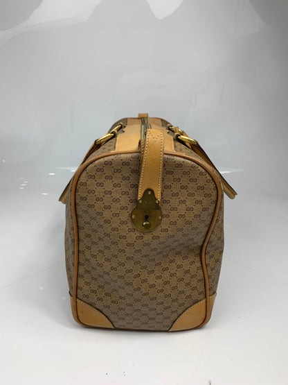 Gucci Monogram Boston Beige Duffle