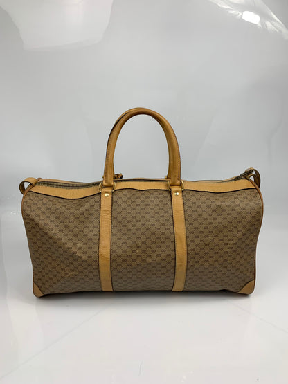 Gucci Monogram Boston Beige Duffle