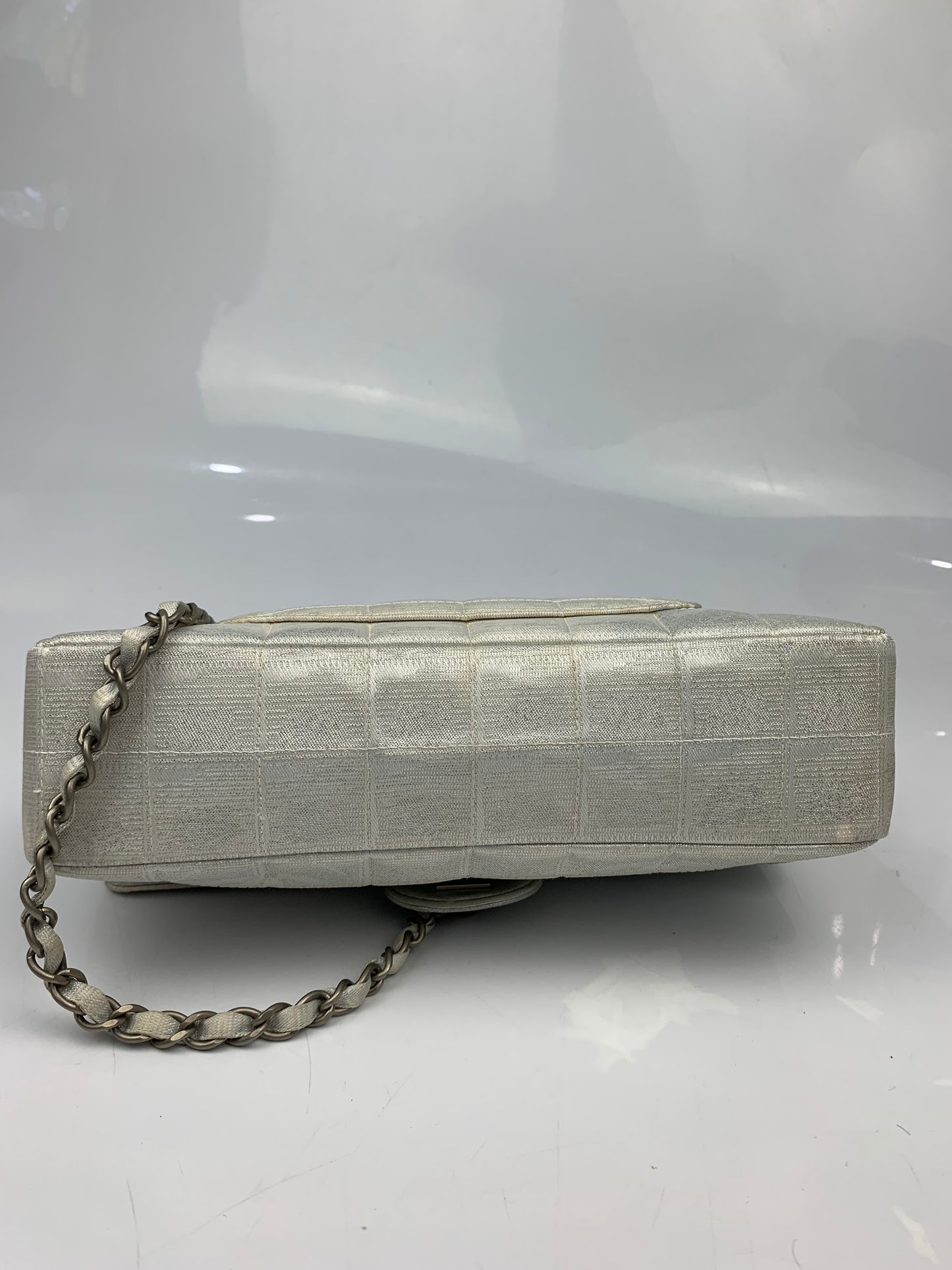 Chanel Silver Shine Flap Bag